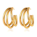 Trilogy Layered Earrings
