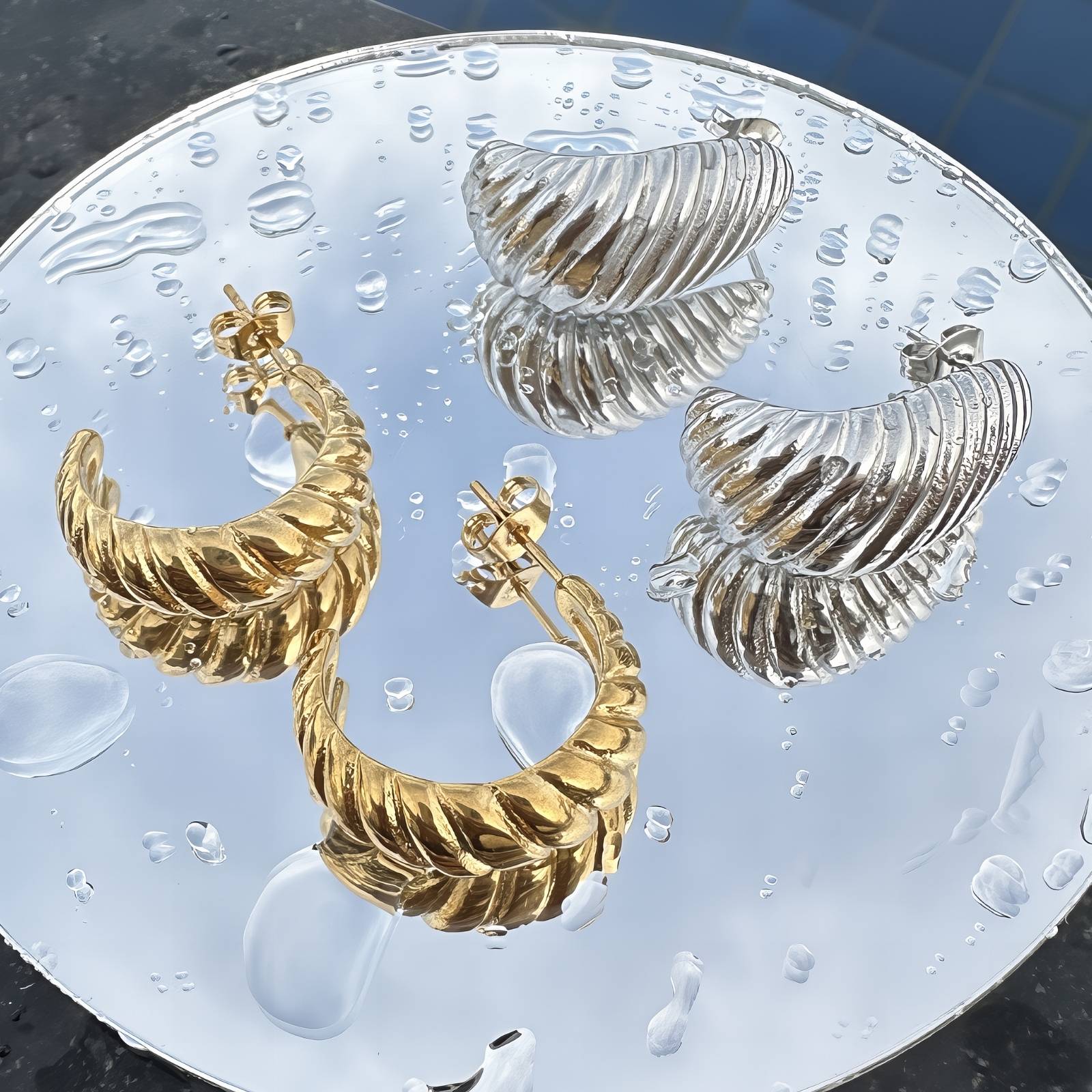 Earrings, Stainless Steel