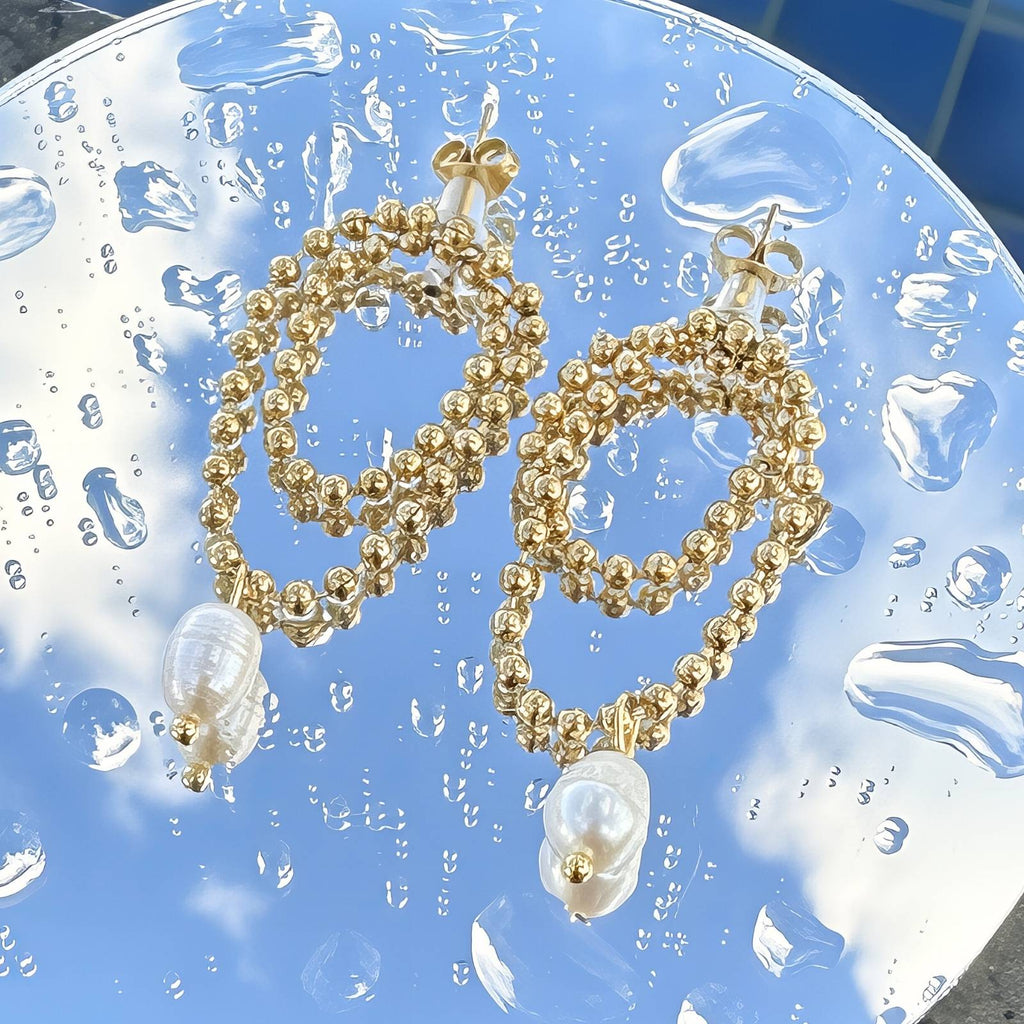 Baroque Tiered Earrings