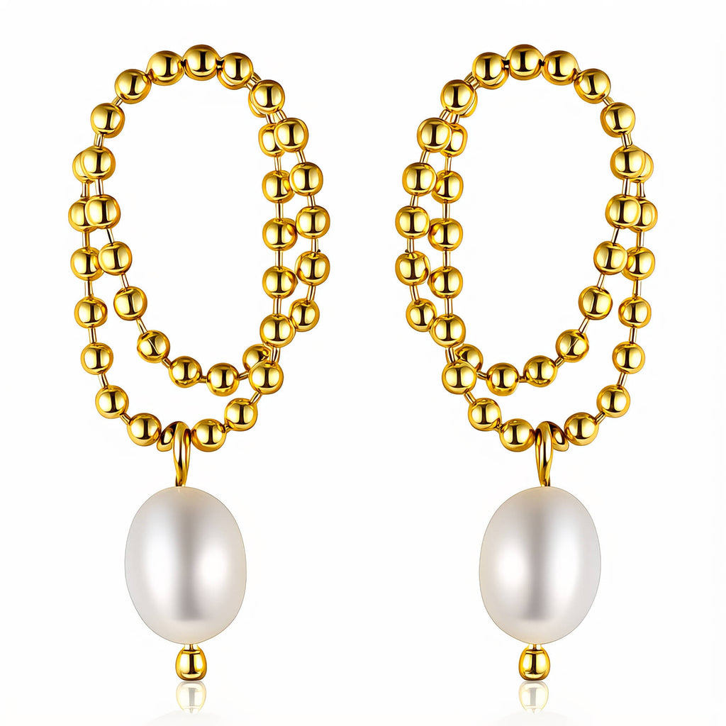 Baroque Tiered Earrings