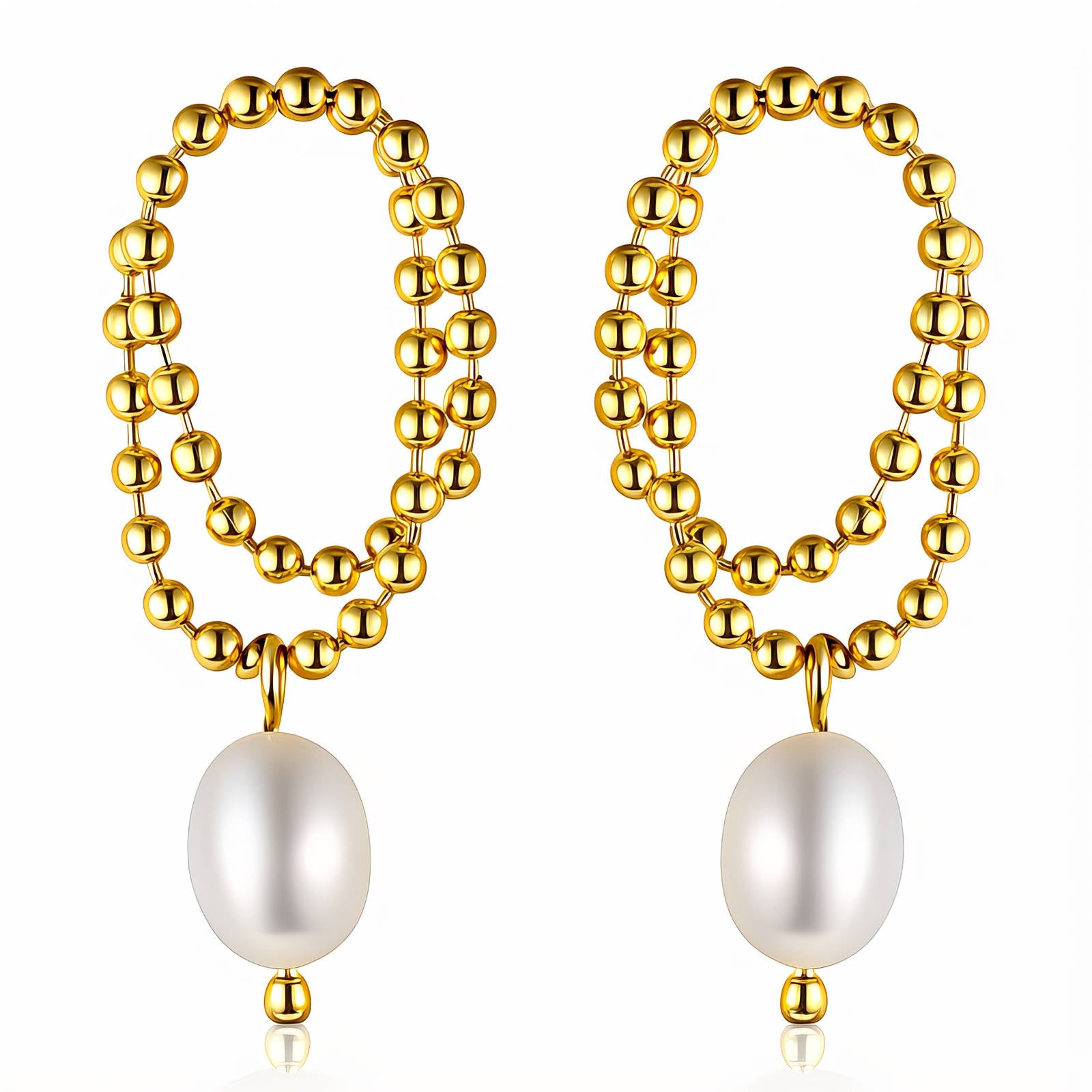 Baroque Tiered Earrings