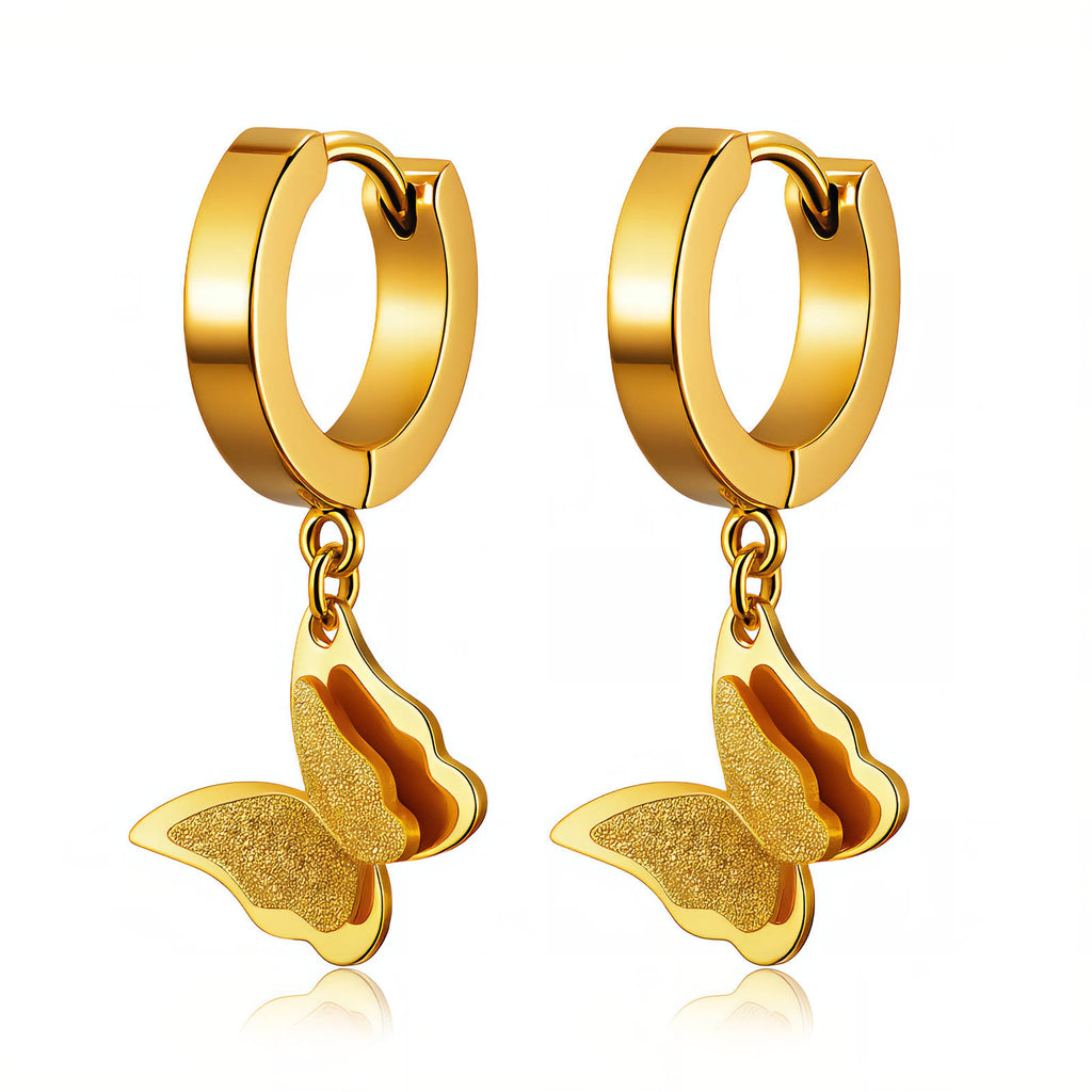 Golden Mariposa Earring
