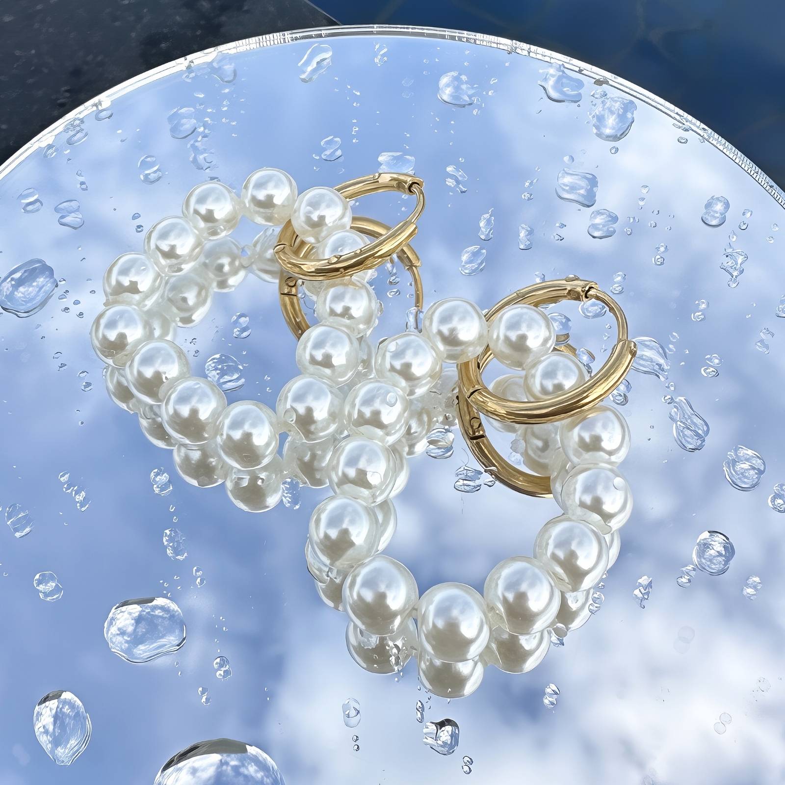 Pearl Gala Wreaths Earrings
