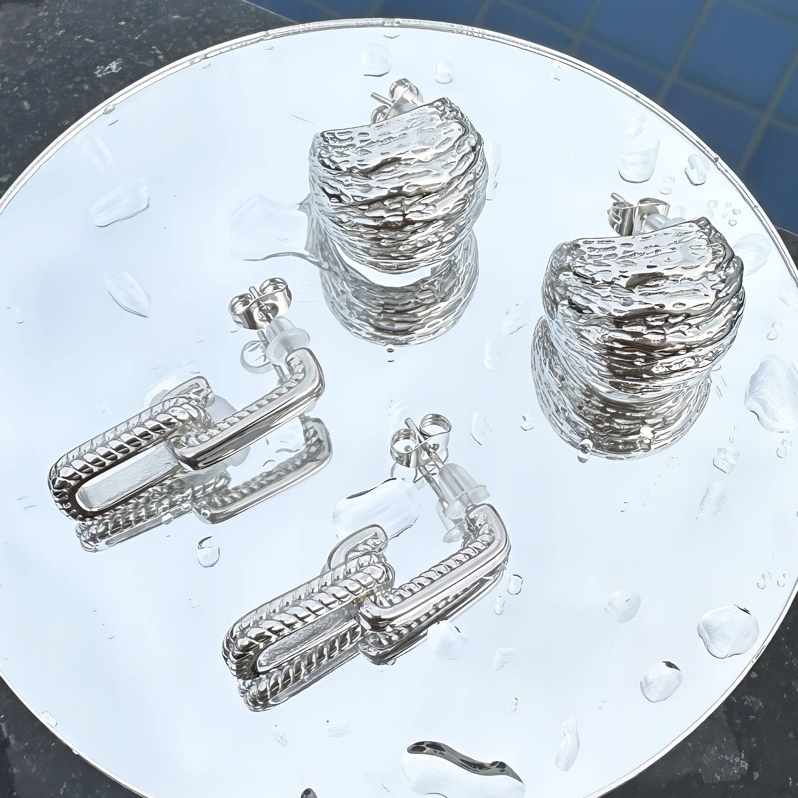 Earrings, Stainless Steel