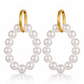Pearl Gala Wreaths Earrings