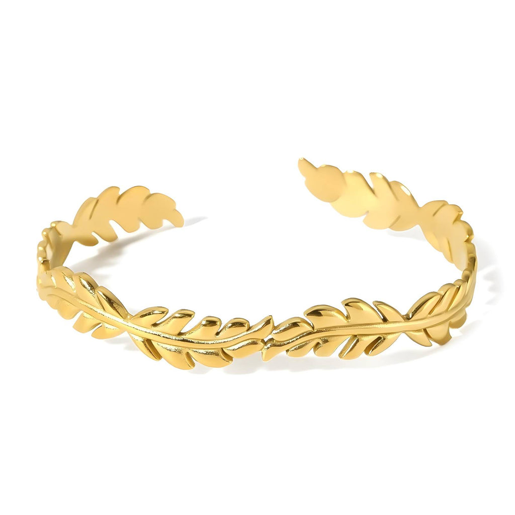 The Athena Laurel Cuff Bracelet