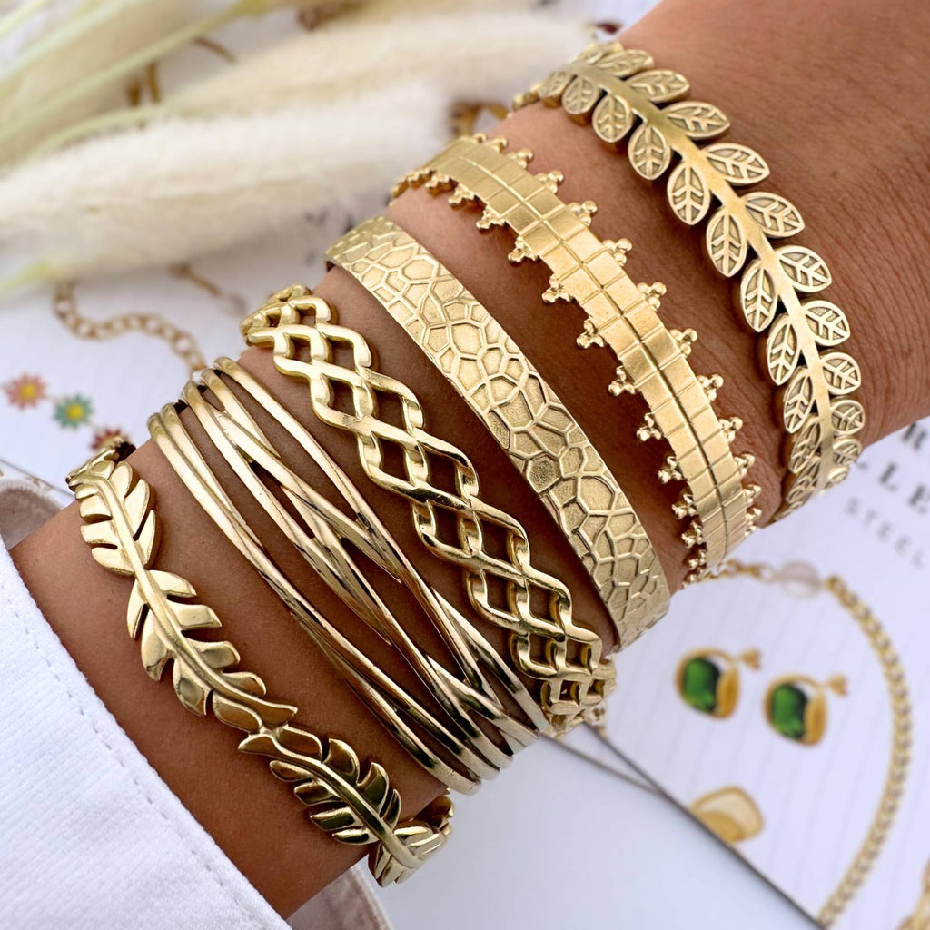 The Athena Laurel Cuff Bracelet