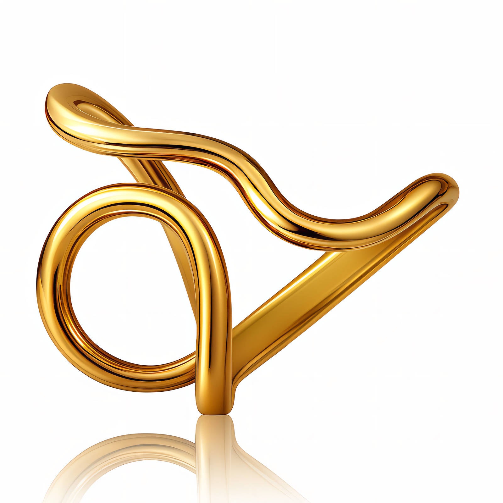 Interlocking Hearts Rings