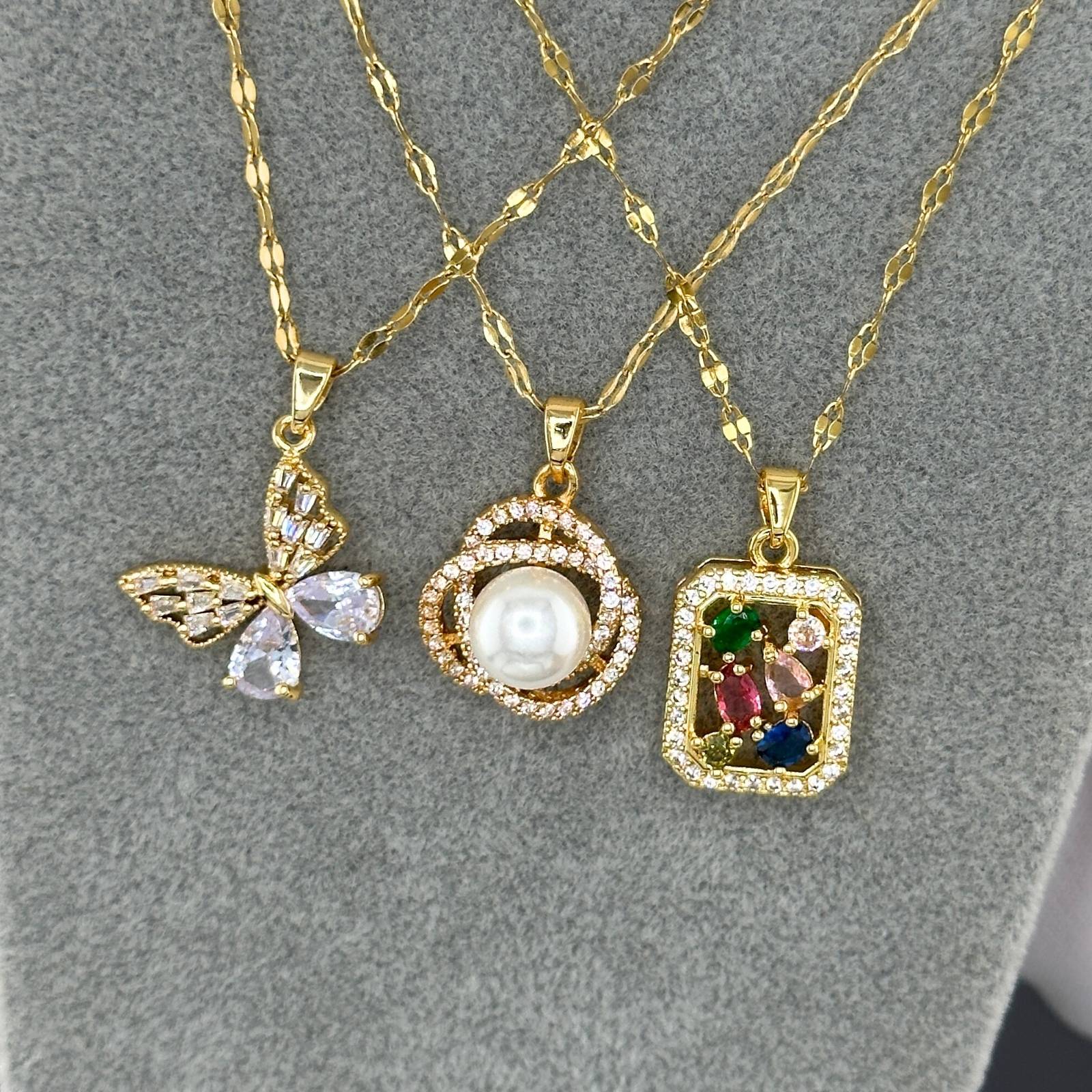 Radiant Prism Mosaic Necklace