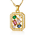 Radiant Prism Mosaic Necklace
