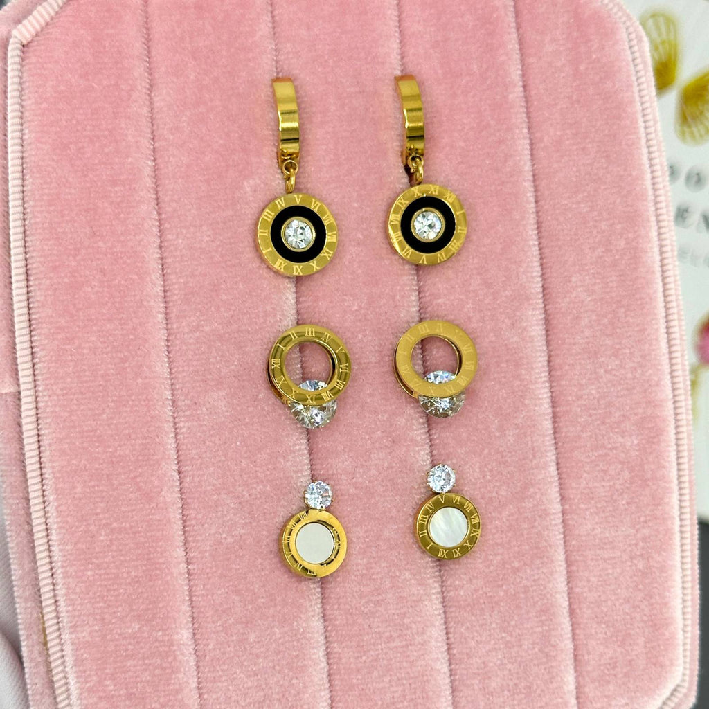 Golden Hour Chrono Earrings