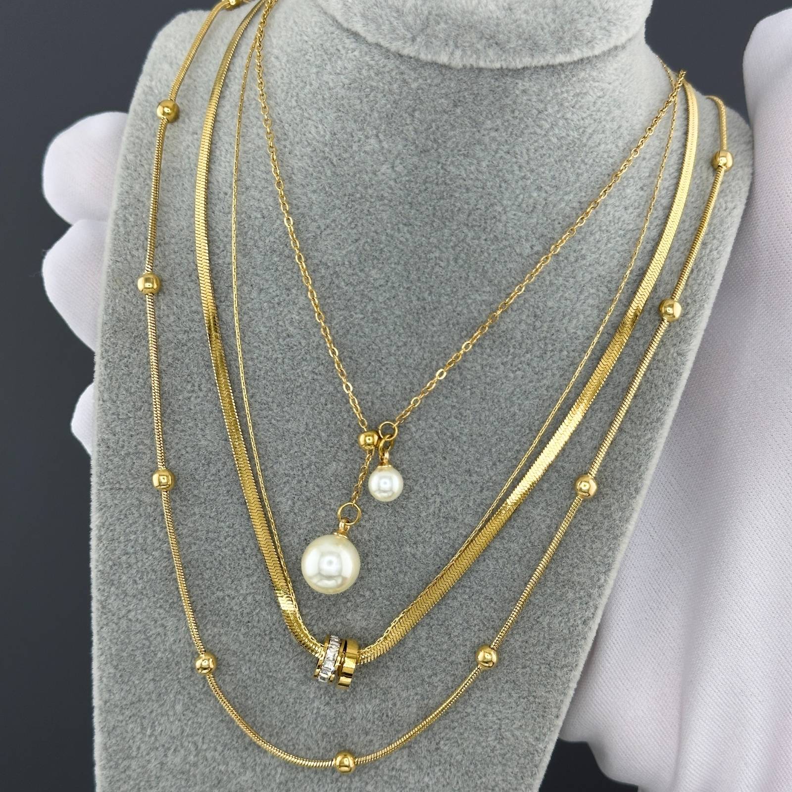 Modern Gold Chain Necklace