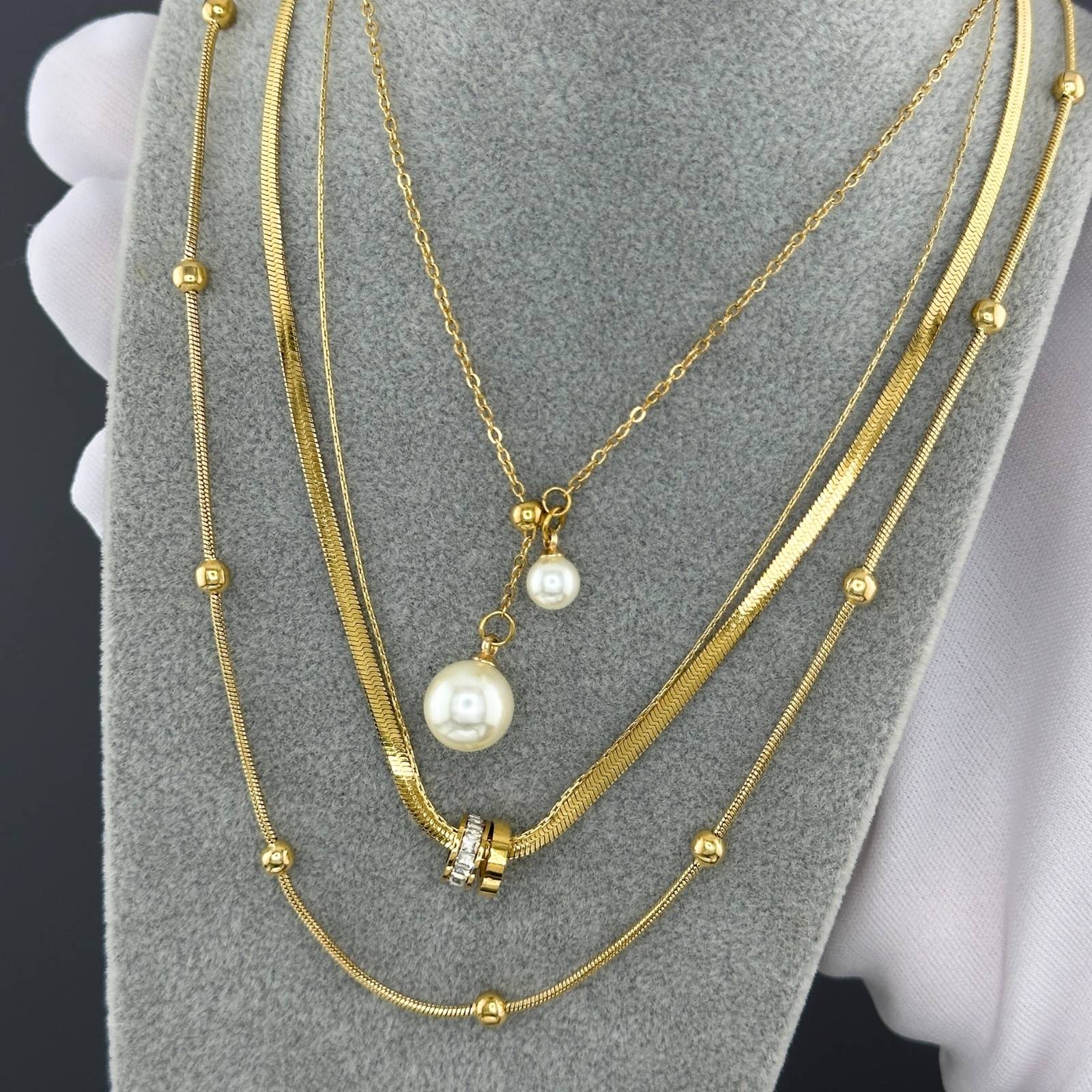 Modern Gold Chain Necklace