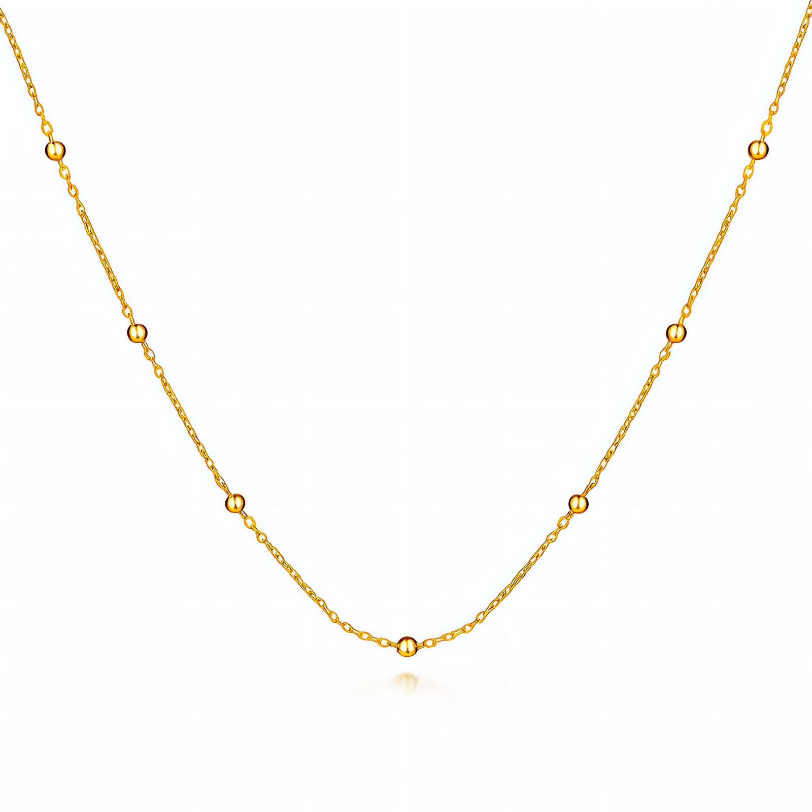 The Gilded Dewdrop Necklace