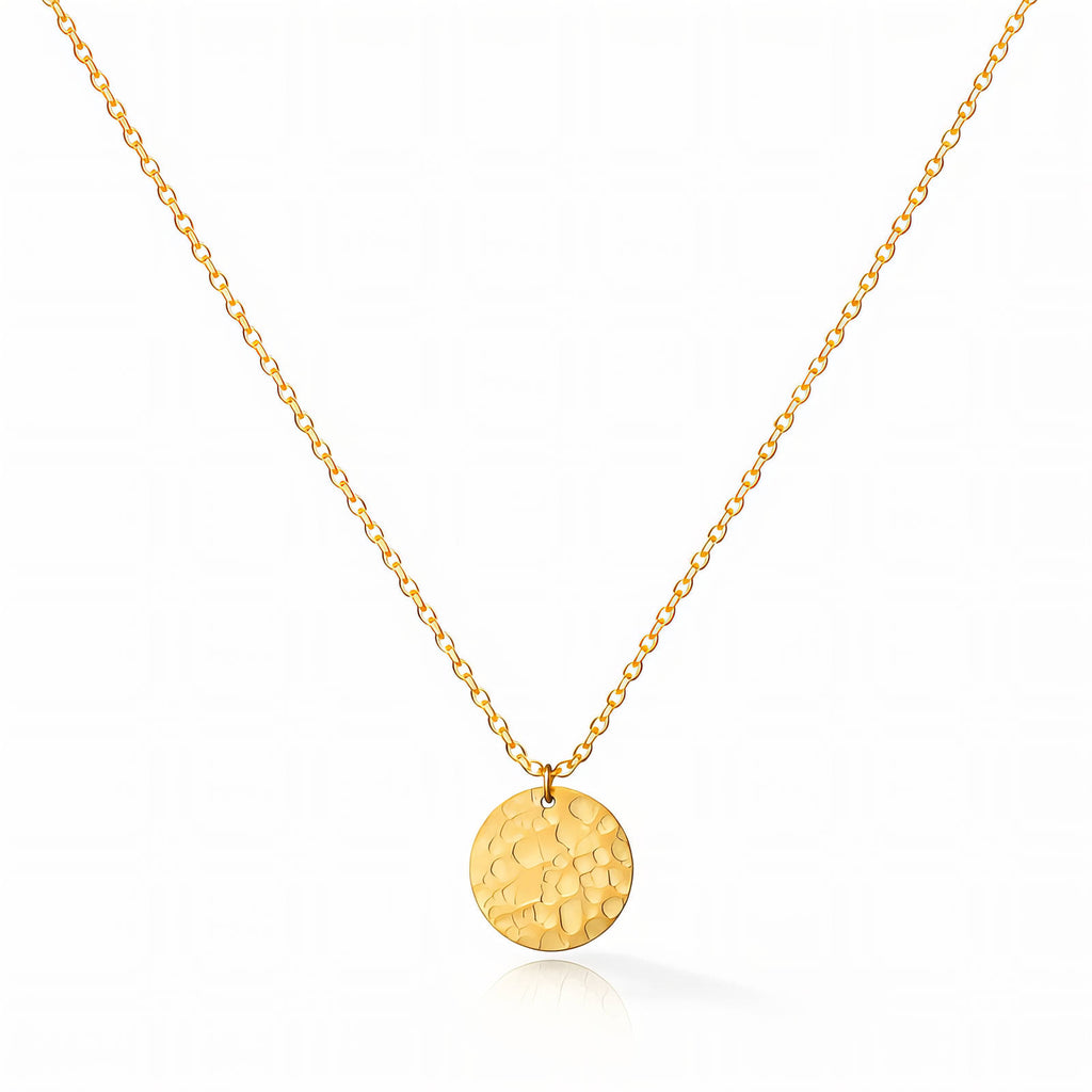 Necklace, 18K Gold Plated Steel