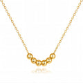 Necklace, 18K Gold Plated Steel