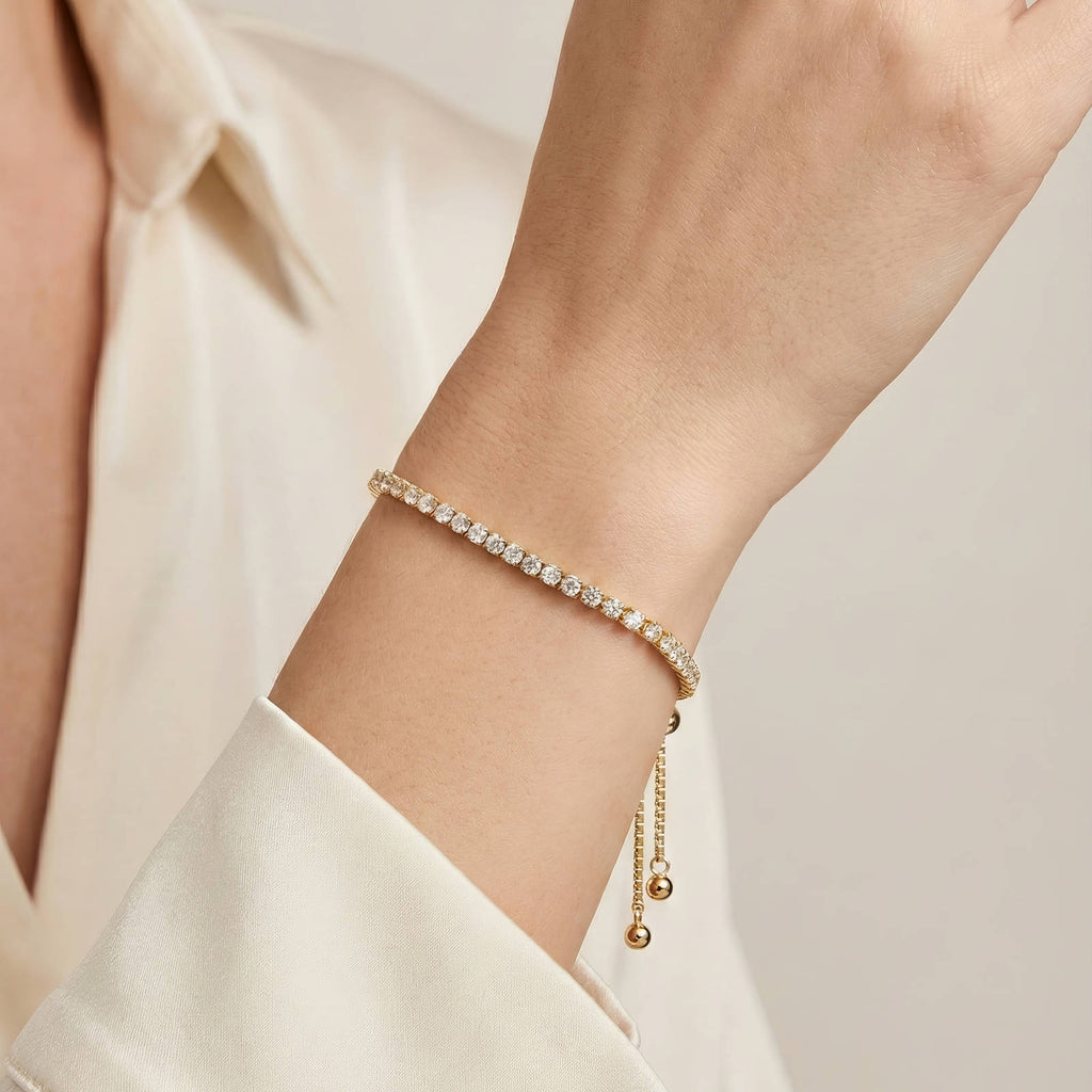 Luxe spark tennis bracelet