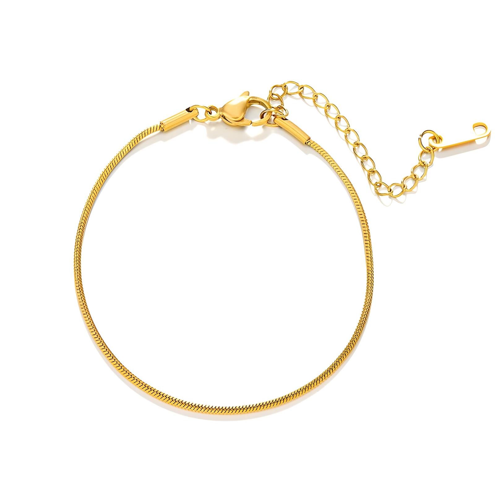 VYRA Waterproof Gold Fine Bracelet - tarnish-free hypoallergenic jewellery NZ AU