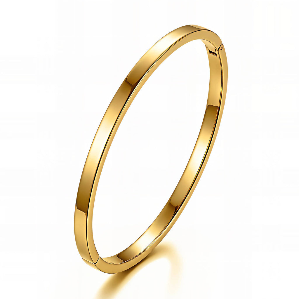 Classic Gold Bangle Bracelet