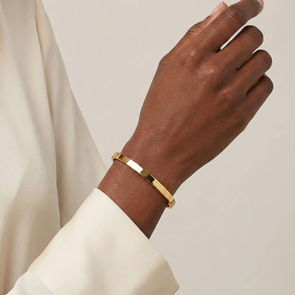 Classic Gold Bangle Bracelet