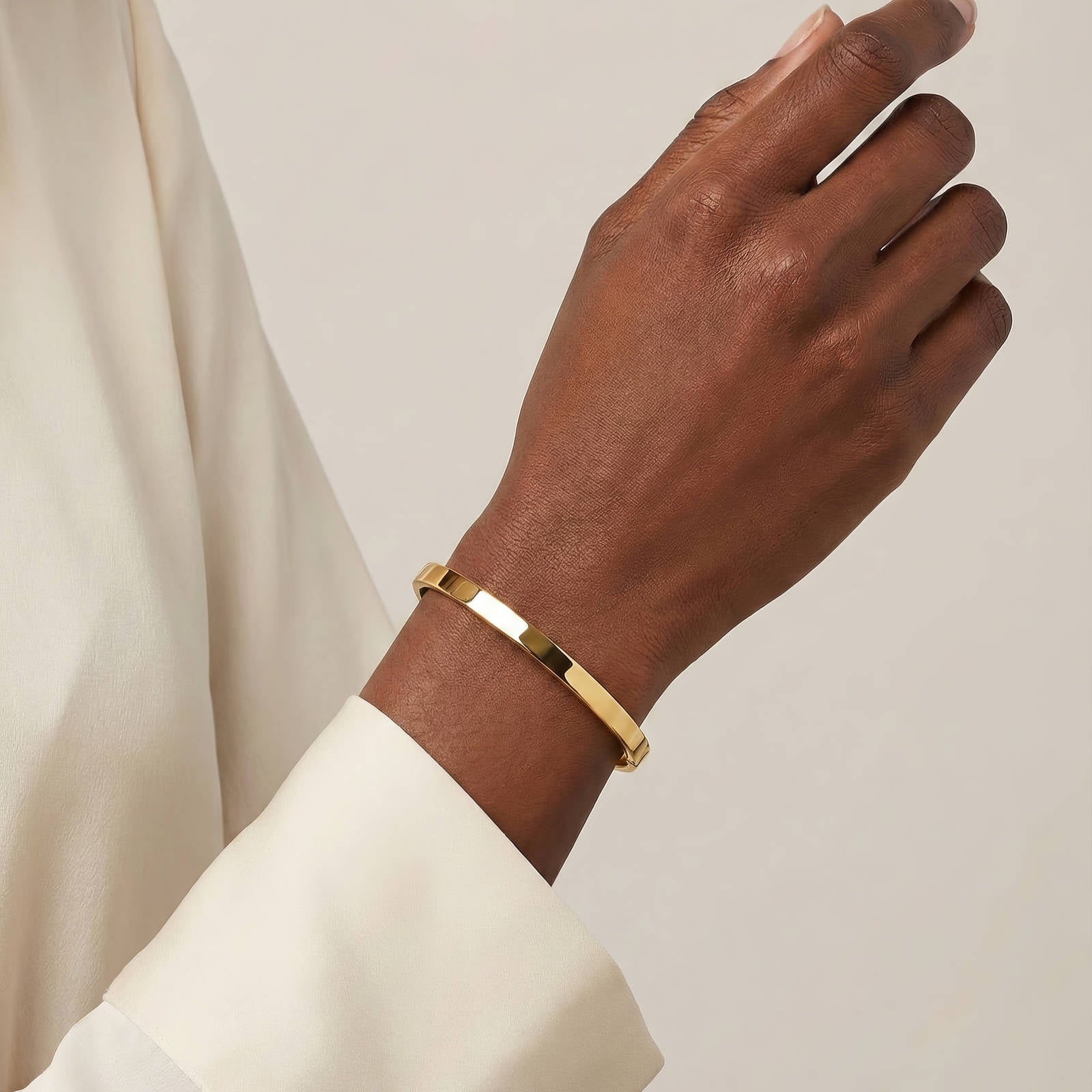 Classic Gold Bangle Bracelet
