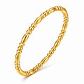 Bracelet, 18K Gold Plated Steel