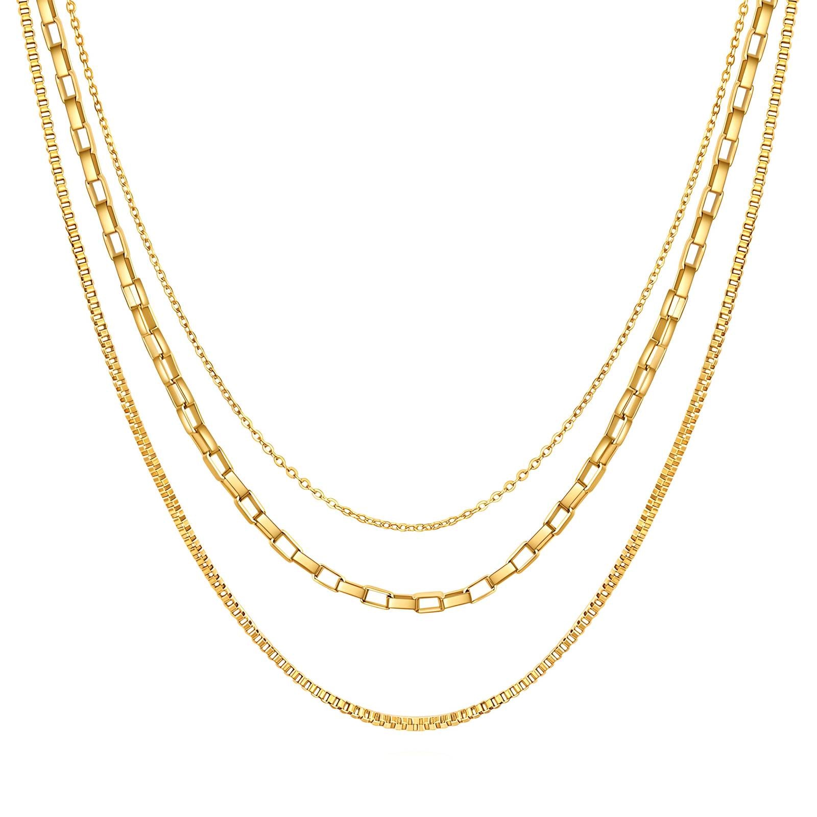 Gold Minimalist Necklace - waterproof tarnish-free hypoallergenic necklace by VYRA
