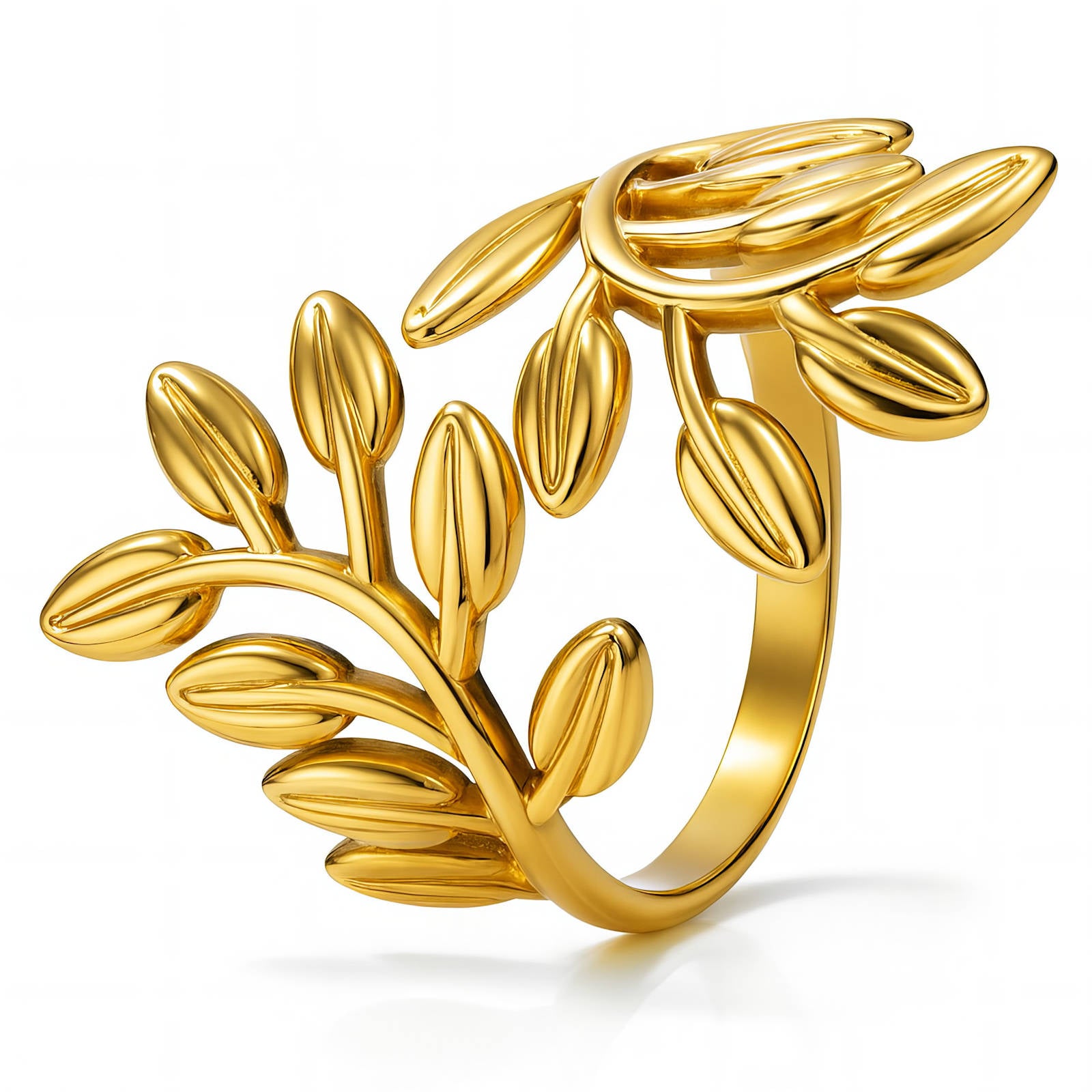 Selene Olive Branch Ring