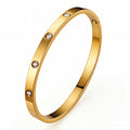 Celeste Gold Bangle Bracelet