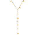 Necklace, 18K Gold Plated Steel