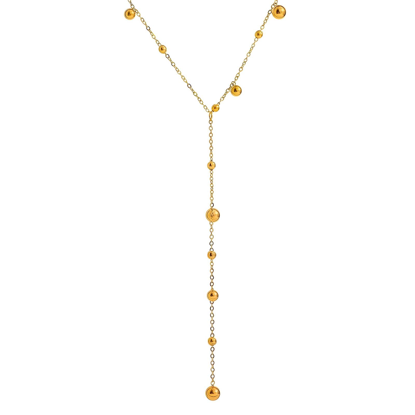 Gold Minimalist Necklace - waterproof tarnish-free hypoallergenic necklace by VYRA