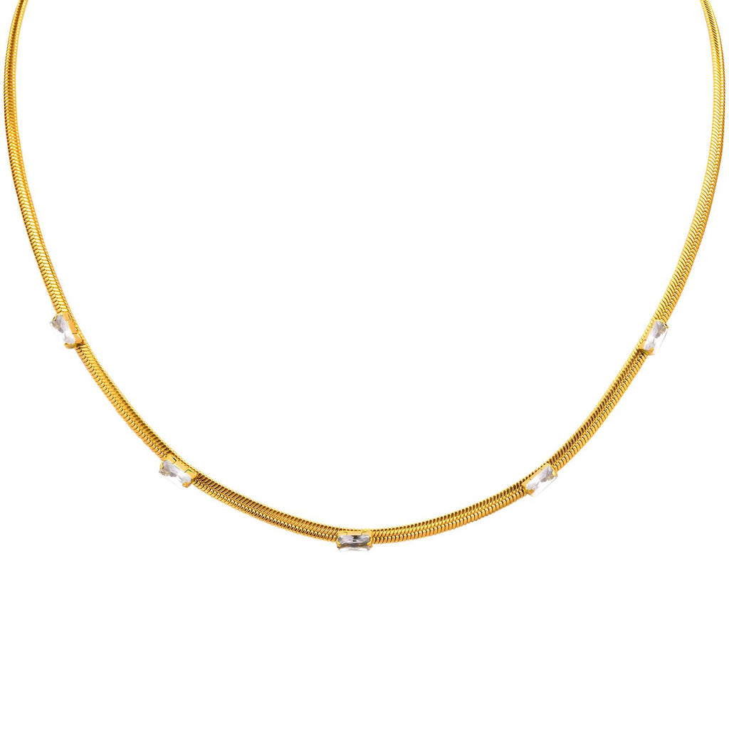 VYRA Waterproof Gold Pendant Necklace - tarnish-free hypoallergenic jewellery NZ AU