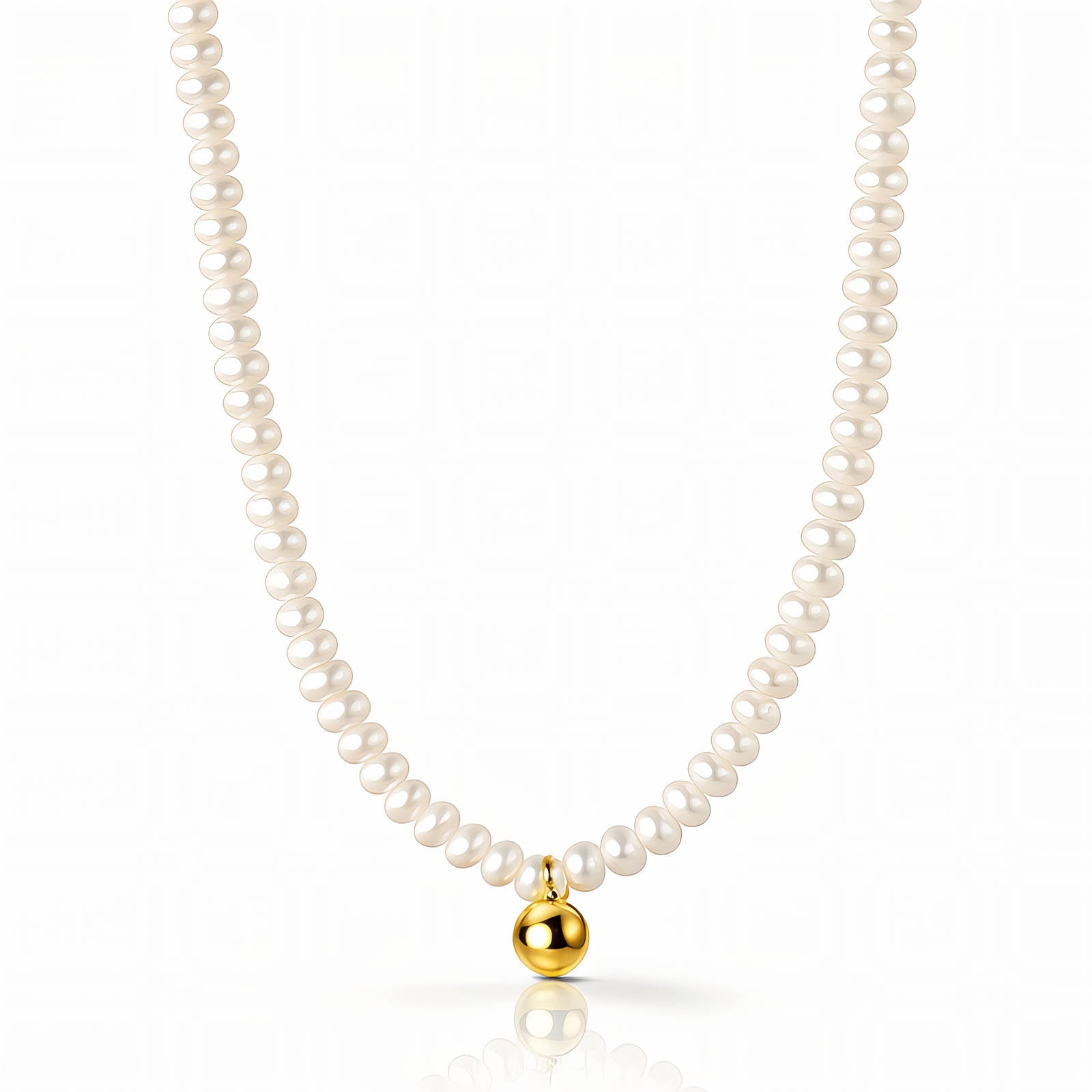 Cleo Pearl Sphere Strand Necklace
