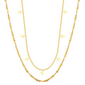 VYRA Waterproof Layered Gold Necklace - tarnish-free hypoallergenic jewellery NZ AU