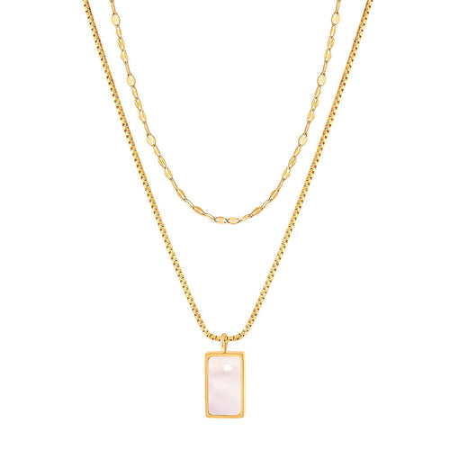 Gold Minimalist Necklace - waterproof tarnish-free hypoallergenic necklace by VYRA