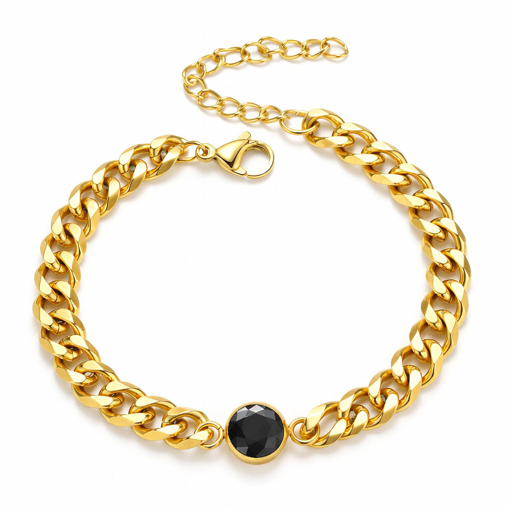 VYRA Waterproof Gold Crystal Bracelet - tarnish-free hypoallergenic jewellery NZ AU