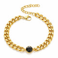VYRA Waterproof Gold Crystal Bracelet - tarnish-free hypoallergenic jewellery NZ AU