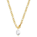 Gold Pearl Necklace - waterproof tarnish-free hypoallergenic necklace by VYRA
