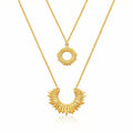 Necklace, 18K Gold Plated Steel