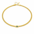 VYRA Waterproof Gold Evil Eye Necklace - tarnish-free hypoallergenic jewellery NZ AU