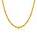 Necklace, 18K Gold Plated Steel