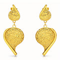 Earrings, 18K Gold Plated Steel