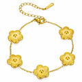 Royal Emerald Clover Bracelet