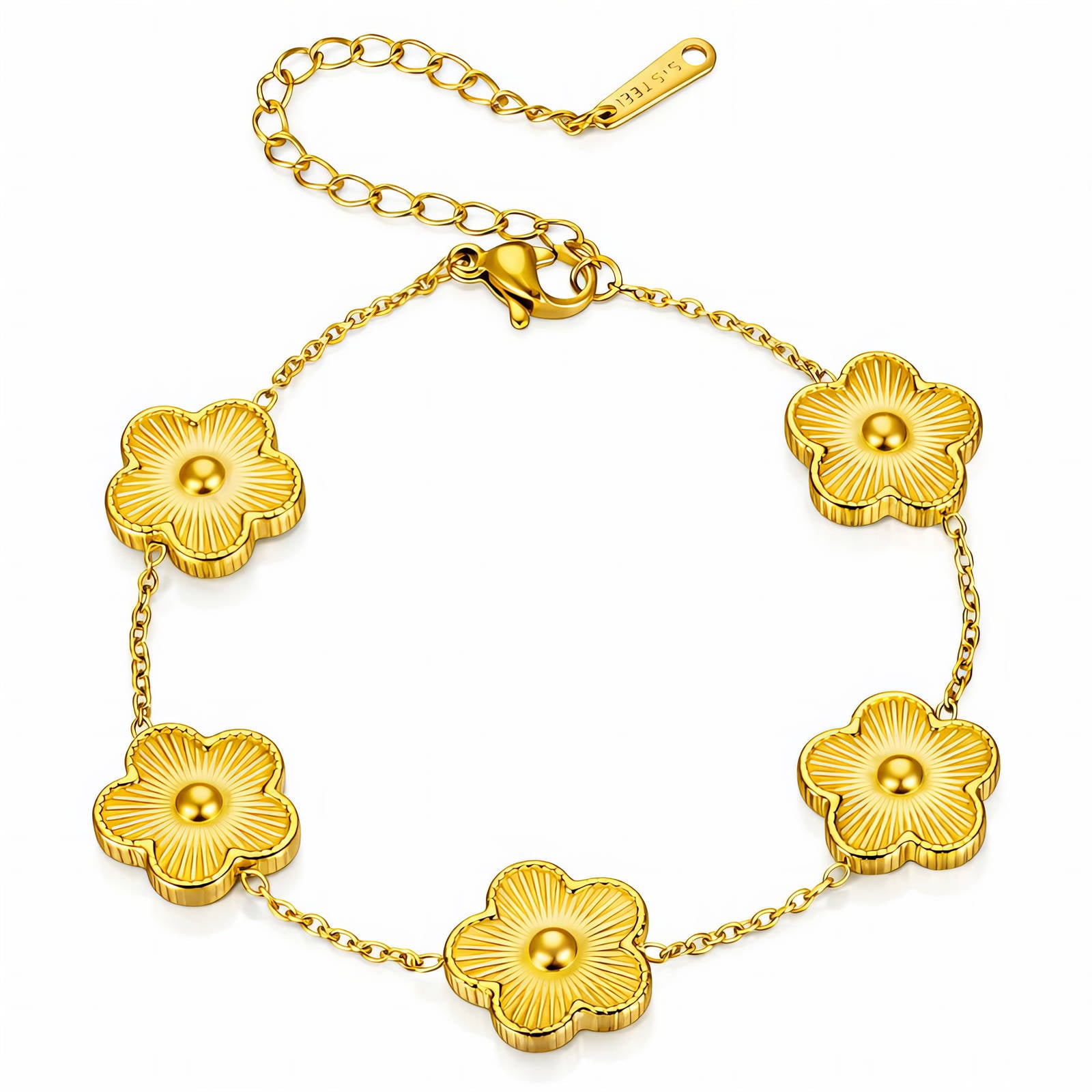 Royal Emerald Clover Bracelet