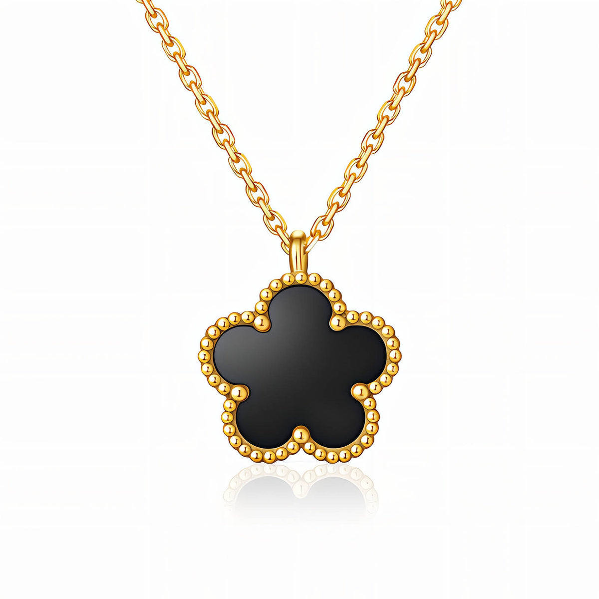 Flora Petal Waterproof Gold Necklace for Women by VYRA Jewellery
