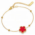 The Crimson Clover Bracelet