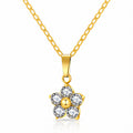 VYRA Waterproof Gold Flower Necklace - tarnish-free hypoallergenic jewellery NZ AU
