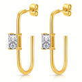VYRA Waterproof Gold Drop Stud Earrings - tarnish-free hypoallergenic jewellery NZ AU