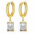 Earrings, 18K Gold Plated Steel