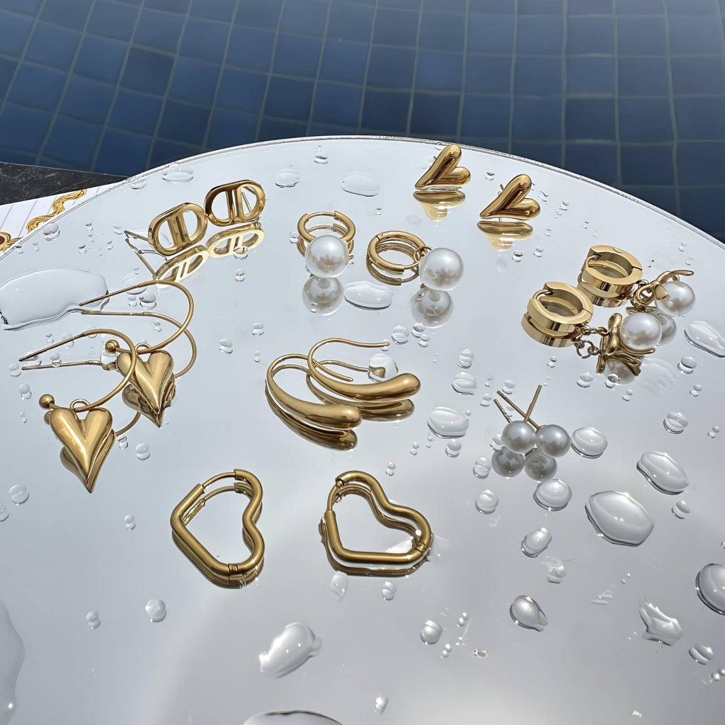 Adore Puffed Heart Earring